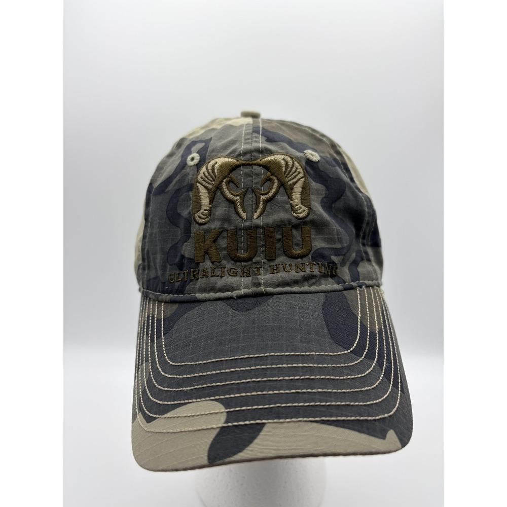 KUIU Hat Cap Baseball Strap Back Green Camo‎ Ultralight Hunting Mens One Size